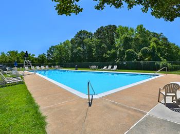 Extensive resort inspired pool deck